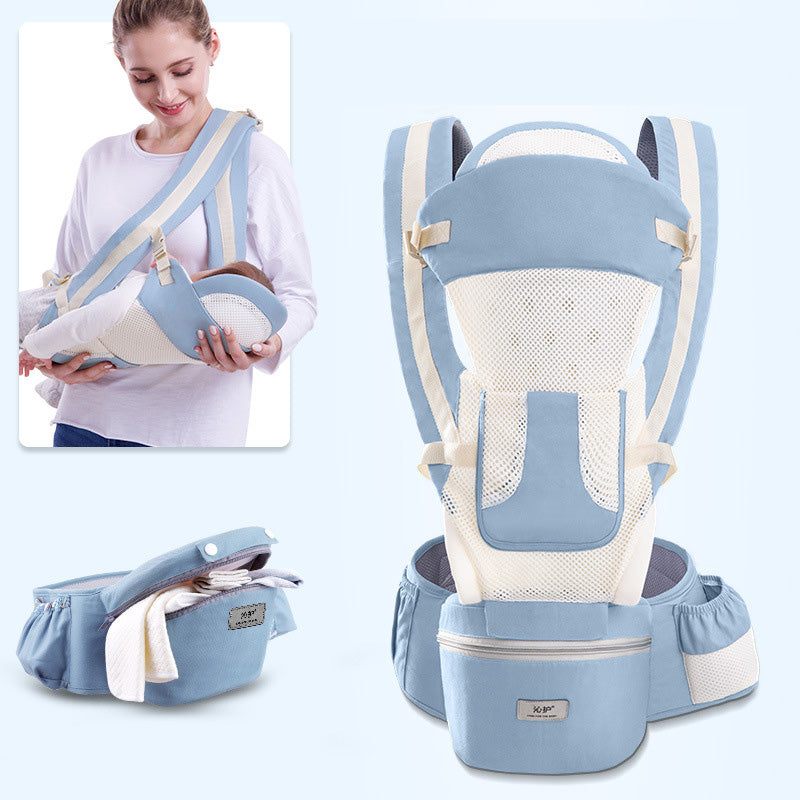 3-in-1 Ergonomic Baby Carrier & Hip Seat | 0–48 Months