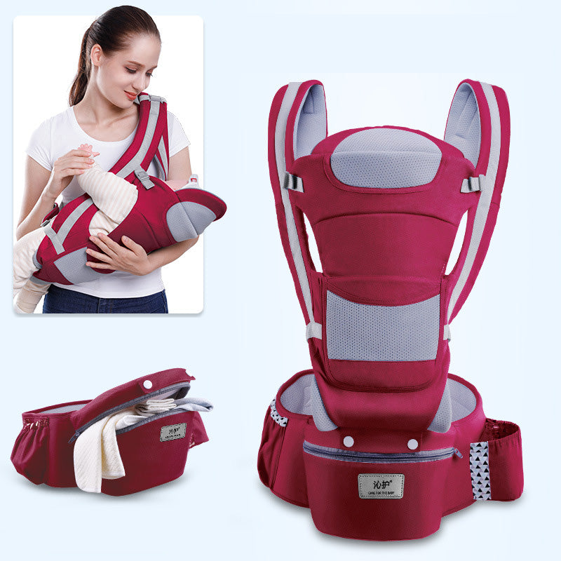 3-in-1 Ergonomic Baby Carrier & Hip Seat | 0–48 Months