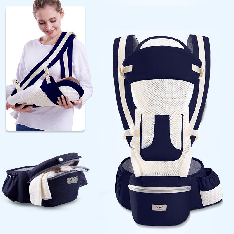 3-in-1 Ergonomic Baby Carrier & Hip Seat | 0–48 Months